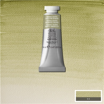 Winsor & Newton Professional Watercolour - 14 ml tube - Terre Verte (Yellow Shade)