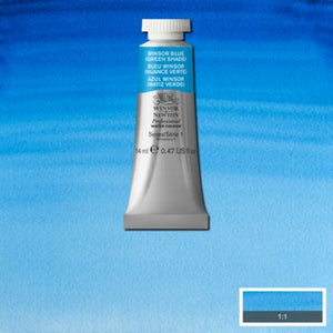 Winsor & Newton Professional Watercolour - 14 ml tube - Winsor Blue (Green Shade)