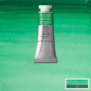 Winsor & Newton Professional Watercolour - 14 ml tube - Winsor Green (Yellow Shade)