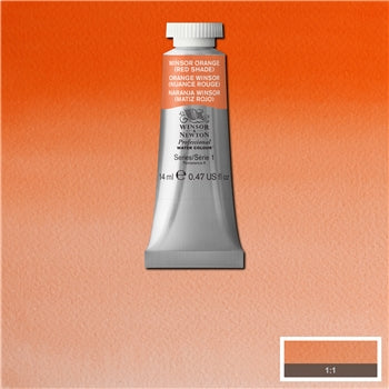 Winsor & Newton Professional Watercolour - 14 ml tube - Winsor Orange (Red Shade)