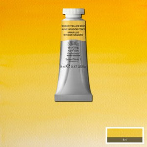 Winsor & Newton Professional Watercolour - 14 ml tube - Winsor Yellow Deep