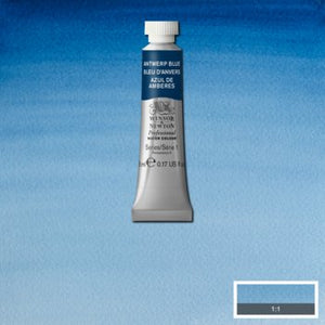 Winsor & Newton Professional Watercolour - 5 ml tube - Antwerp Blue