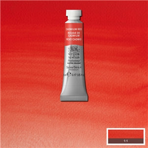 Winsor & Newton Professional Watercolour - 5 ml tube - Cadmium Red