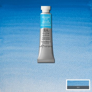 Winsor & Newton Professional Watercolour - 5 ml tube - Cerulean Blue