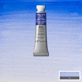 Winsor & Newton Professional Watercolour - 5 ml tube - Cobalt Blue Deep