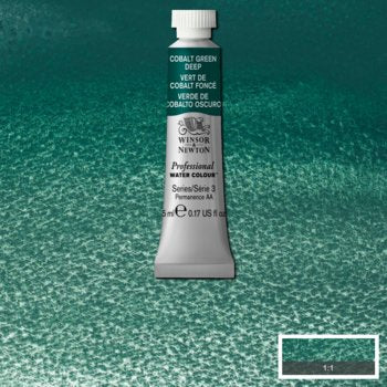 Winsor & Newton Professional Watercolour - 5 ml tube - Cobalt Green Deep