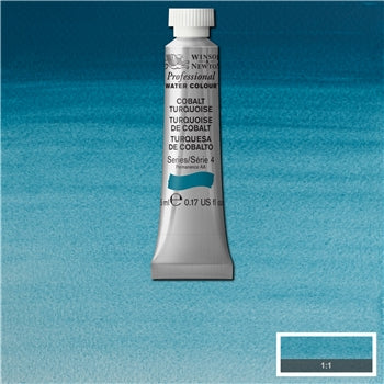 Winsor & Newton Professional Watercolour - 5 ml tube - Cobalt Turquoise