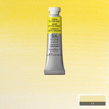 Winsor & Newton Professional Watercolour - 5 ml tube - Lemon Yellow Deep