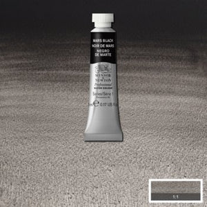Winsor & Newton Professional Watercolour - 5 ml tube - Mars Black