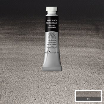 Winsor & Newton Professional Watercolour - 5 ml tube - Mars Black