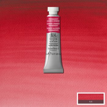 Winsor & Newton Professional Watercolour - 5 ml tube - Permanent Alizarin Crimson