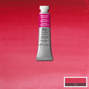 Winsor & Newton Professional Watercolour - 5 ml tube - Permanent Carmine