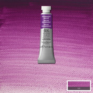 Winsor & Newton Professional Watercolour - 5 ml tube - Permanent Mauve