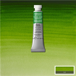 Winsor & Newton Professional Watercolour - 5 ml tube - Permanent Sap Green