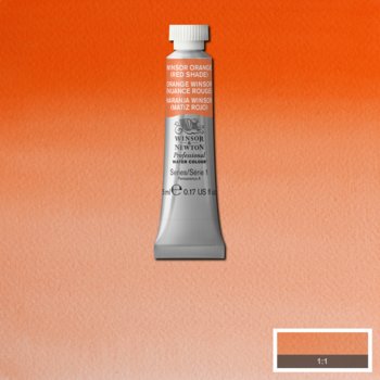 Winsor & Newton Professional Watercolour - 5 ml tube - Winsor Orange (Red Shade)