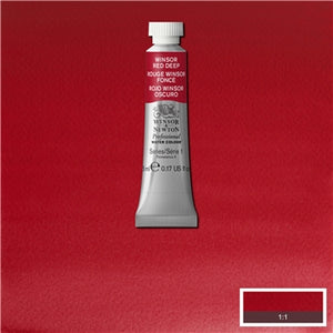 Winsor & Newton Professional Watercolour - 5 ml tube - Winsor Red Deep