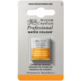 Winsor & Newton Professional Watercolour Half Pan - Cadmium Orange