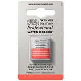 Winsor & Newton Professional Watercolour Half Pan - Quinacridone Red