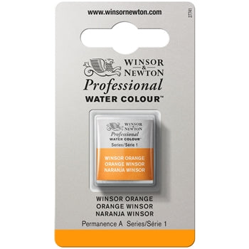 Winsor & Newton Professional Watercolour Half Pan - Winsor Orange