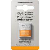 Winsor & Newton Professional Watercolour Half Pan - Winsor Orange