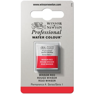 Winsor & Newton Professional Watercolour Half Pan - Winsor Red