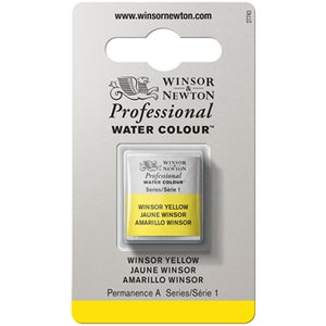 Winsor & Newton Professional Watercolour Half Pan - Winsor Yellow
