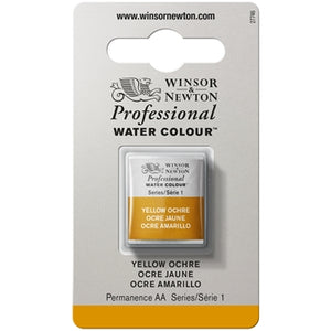 Winsor & Newton Professional Watercolour Half Pan - Yellow Ochre