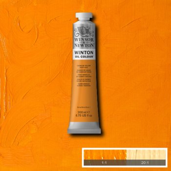 Winsor & Newton Winton Oil Colour - 200 ml tube - Cadmium Yellow Deep Hue