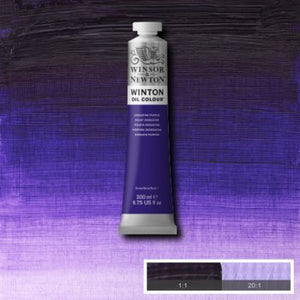Winsor & Newton Winton Oil Colour - 200 ml tube - Dioxazine Purple