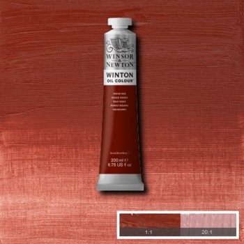 Winsor & Newton Winton Oil Colour - 200 ml tube - Indian Red