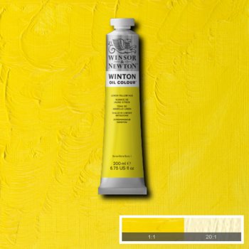 Winsor & Newton Winton Oil Colour - 200 ml tube - Lemon Yellow Hue
