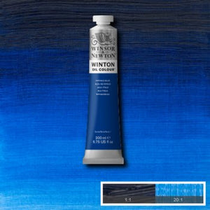 Winsor & Newton Winton Oil Colour - 200 ml tube - Phthalo Blue