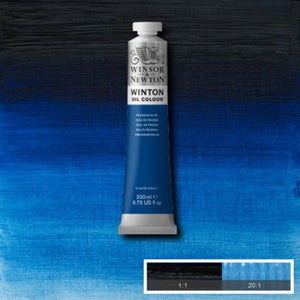Winsor & Newton Winton Oil Colour - 200 ml tube - Prussian Blue