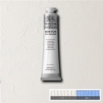 Winsor & Newton Winton Oil Colour - 200 ml tube - Soft Mixing White