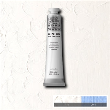 Winsor & Newton Winton Oil Colour - 200 ml tube - Titanium White