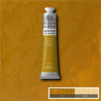Winsor & Newton Winton Oil Colour - 200 ml tube - Yellow Ochre