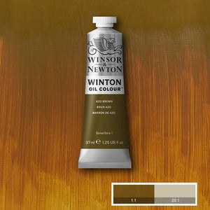 Winsor & Newton Winton Oil Colour - 37 ml tube - Azo Brown