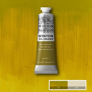Winsor & Newton Winton Oil Colour - 37 ml tube - Azo Yellow Green