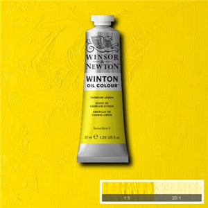 Winsor & Newton Winton Oil Colour - 37 ml tube - Cadmium Lemon