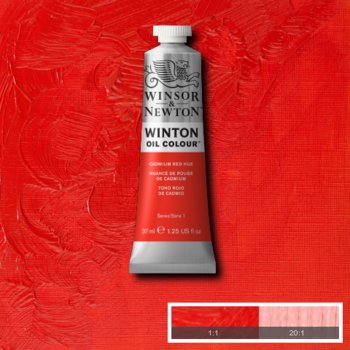 Winsor & Newton Winton Oil Colour - 37 ml tube - Cadmium Red Hue