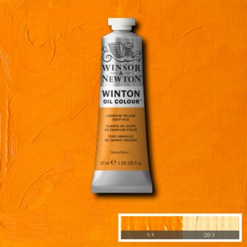 Winsor & Newton Winton Oil Colour - 37 ml tube - Cadmium Yellow Deep Hue