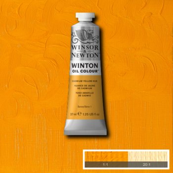 Winsor & Newton Winton Oil Colour - 37 ml tube - Cadmium Yellow Hue