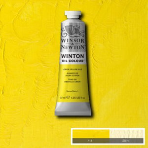 Winsor & Newton Winton Oil Colour - 37 ml tube - Lemon Yellow Hue