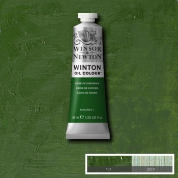 Winsor & Newton Winton Oil Colour - 37 ml tube - Oxide of Chromium