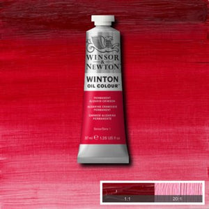 Winsor & Newton Winton Oil Colour - 37 ml tube - Permanent Alizarin Crimson