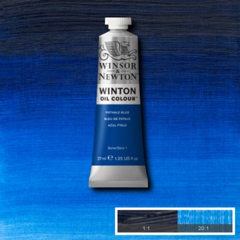 Winsor & Newton Winton Oil Colour - 37 ml tube - Phthalo Blue