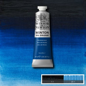 Winsor & Newton Winton Oil Colour - 37 ml tube - Prussian Blue