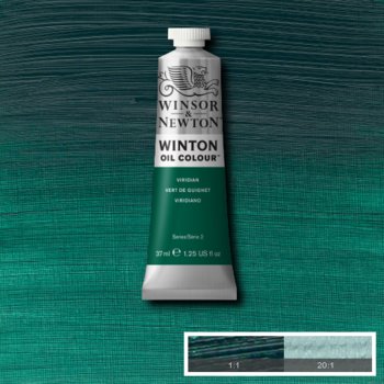 Winsor & Newton Winton Oil Colour - 37 ml tube - Viridian