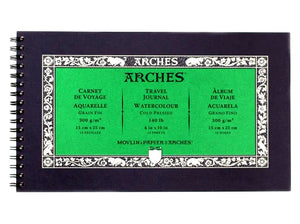 Arches Watercolour Travel Journal - 140 lb. Cold Press - 6" X 10"
