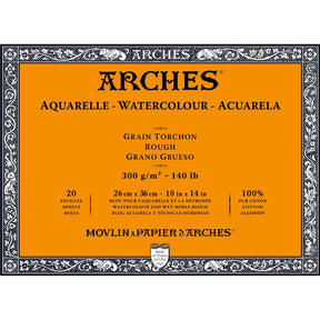 Arches Watercolour Block - 140 lb. Rough - 10" x 14"